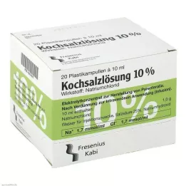 KOCHSALZLÖSUNG 10% infusioonilahuse kontsentraat, 20X10 ml