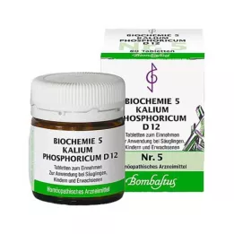 BIOCHEMIE 5 Kalium phosphoricum D 12 tabletti, 80 tk