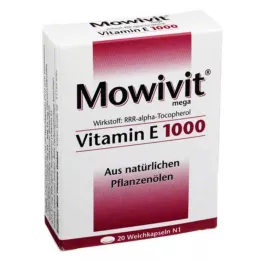 MOWIVIT Vitamiin E 1000 kapslit, 20 tk
