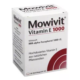 MOWIVIT Vitamiin E 1000 kapslit, 50 tk