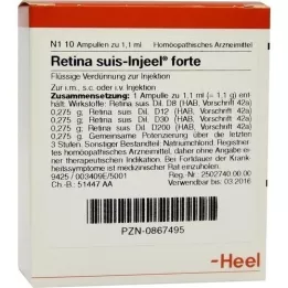 RETINA SUIS DIGEEL FORTE AMPOULES, 10 tk