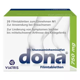DONA 750 mg õhukese polümeerikattega tabletid, 20 tk