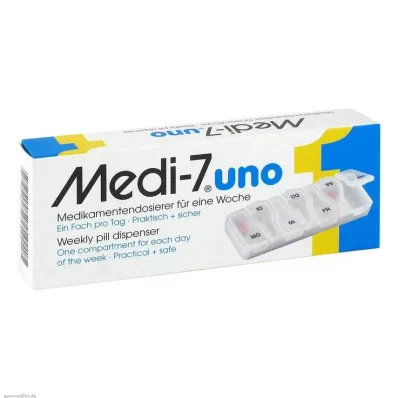 MEDI 7 uno ravimidosaator 7 päevaks valge, 1 tk