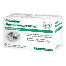 GRÜNLIPPMUSCHEL KONZENTRAT Kapseln, 180 tk