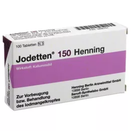 JODETTEN 150 Henningu tabletti, 100 tk