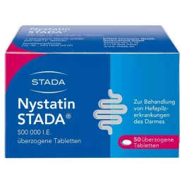 NYSTATIN STADA 500 000 RÜ kaetud tabletid, 50 tk