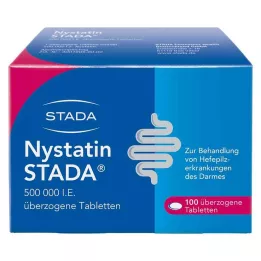 NYSTATIN STADA 500 000 RÜ kaetud tabletid, 100 tk