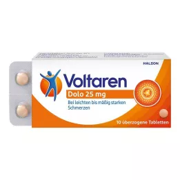 VOLTAREN Dolo 25 mg kaetud tabletid, 10 tk