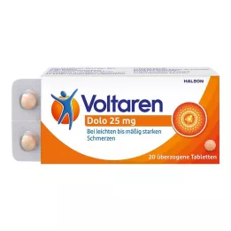 VOLTAREN Dolo 25 mg kaetud tabletid, 20 tk