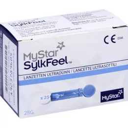 MYSTAR Sylkfeel Lanzetten 28 g, 25 tk