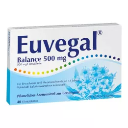 EUVEGAL Balance 500 mg õhukese polümeerikattega tabletid, 40 tk