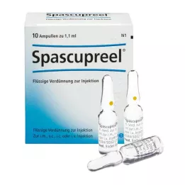 SPASCUPREEL Ampullid, 10 tk