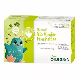 SIDROGA Orgaanilised laste apteegitilli tee filtrikotid, 20X2,0 g