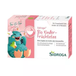 SIDROGA Orgaanilised lastepuuviljatee filtrikotid, 20X1,5 g