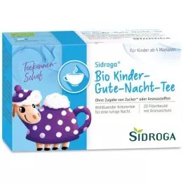 SIDROGA Bio-Kinder-gites-nacht-tee filterikott, 20x1,5 g