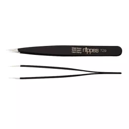 NIPPES Kosmeetilised pintsetid, terava otsaga, roostevaba teras nr 729, 1 tk
