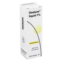 CLODERM Vedelik 1%, 30 ml