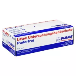HANDSCHUHE Ühekordne latekspulbrivaba L, 100 tk