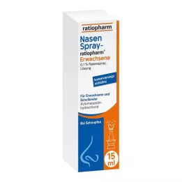 NASENSPRAY-ratiopharm Adults säilitusainevaba, 15 ml