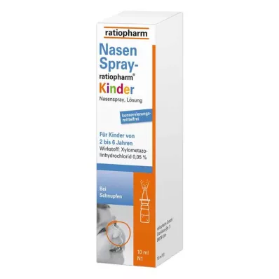 NASENSPRAY-ratiopharm Kinder säilitusainevaba, 10 ml