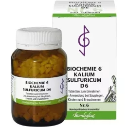 Biokeemia 6 Kaaliumsulfuricum D 6, 500 tk