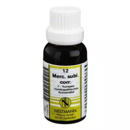 MERCURIUS SUBLIMATUS CORR.F kompleks nr.12 lahjendus, 20 ml
