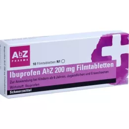 IBUPROFEN Abbey 200 mg kilega kandes tabletid, 10 tk