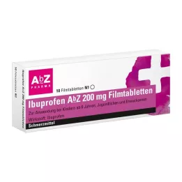 IBUPROFEN AbZ 200 mg õhukese polümeerikattega tabletid, 10 tk