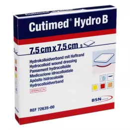 CUTIMED Hydro B Hydrok.Ver.7,5x7,5 cm liimiga, 5 tk