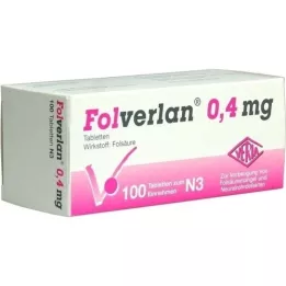 FOLVERLAN 0,4 mg tabletid, 100 tk