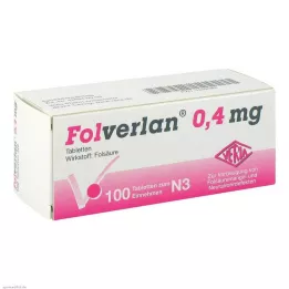 FOLVERLAN 0,4 mg tabletid, 100 tk
