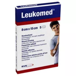 LEUKOMED steriilne krohv 8x15 cm, 5 tk