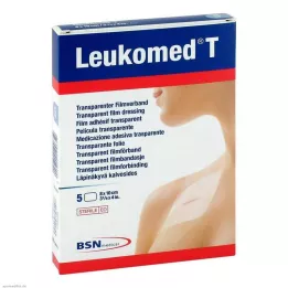 LEUKOMED läbipaistev steriilne krohv 8x10 cm, 5 tk