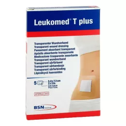 LEUKOMED transp.plus steriilne krohv 5x7,2 cm, 5 tk