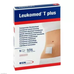 LEUKOMED transp.plus steriilne krohv 8x10 cm, 5 tk