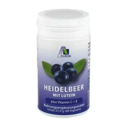 HEIDELBEER KAPSELN+lutein+C+E, 60 tk
