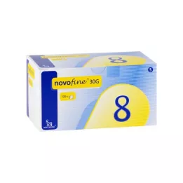 NOVOFINE 8 kanüüli 0,30x8 mm, 100 tk