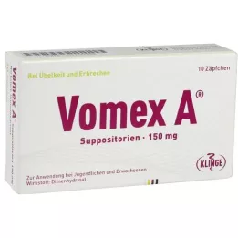 VOMEX 150 mg suposiidid, 10 tk