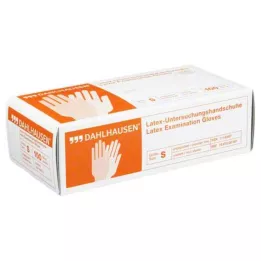 HANDSCHUHE Lateks pulbristamata suurus S, 100 tk