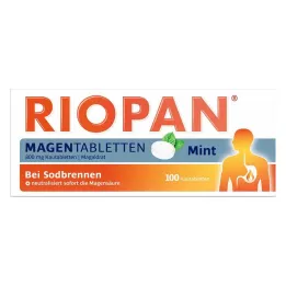 RIOPAN Magen Tabletten Mint 800 mg närimistabletid, 100 tk
