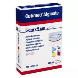 CUTIMED Alginaat Alginaatkompressid 5x5 cm, 10 tk