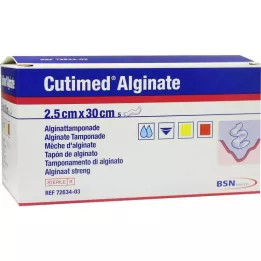CUTIMED Alginaat Alginaattamponaad 2,5x30 cm, 5 tk