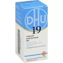 BIOCHEMIE DHU 19 Cuprum Arsenicosum D 6 tabletti, 80 tk