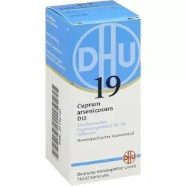 BIOCHEMIE DHU 19 Cuprum Arsenicosum D 12 tabletti, 80 tk
