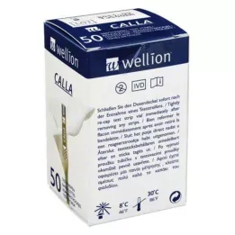 WELLION CALLA Vere glükoosisisalduse testribad, 50 tk