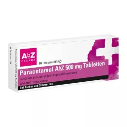 PARACETAMOL AbZ 500 mg tabletid, 10 tk