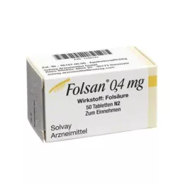 FOLSAN 0,4 mg tabletid, 50 tk