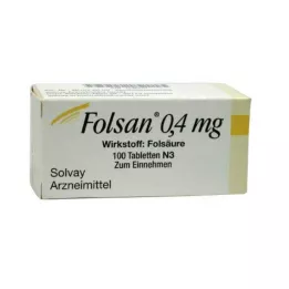 FOLSAN 0,4 mg tabletid, 100 tk