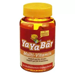 YAYABÄR Laste Vitamiinid Puuviljakummid, 60 tk