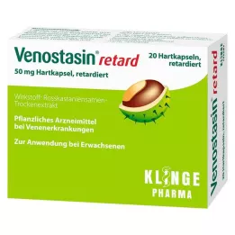 VENOSTASIN retard 50 mg toimeainet prolongeeritult vabastav kõvakapsel, 20 tk